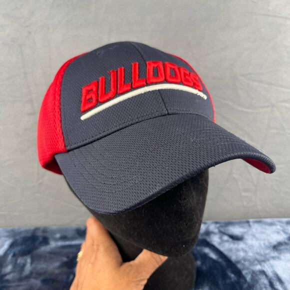 Fresno State Bulldogs Hat Russell Strapback Mesh Thick Spellout Performance D1 - Picture 2 of 10